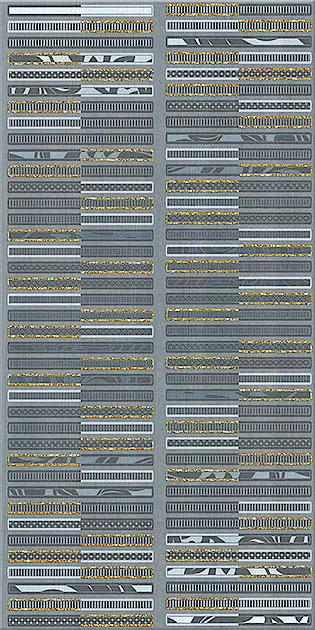 Плитка Декор Aura Atlantic Geometria 31,5x63