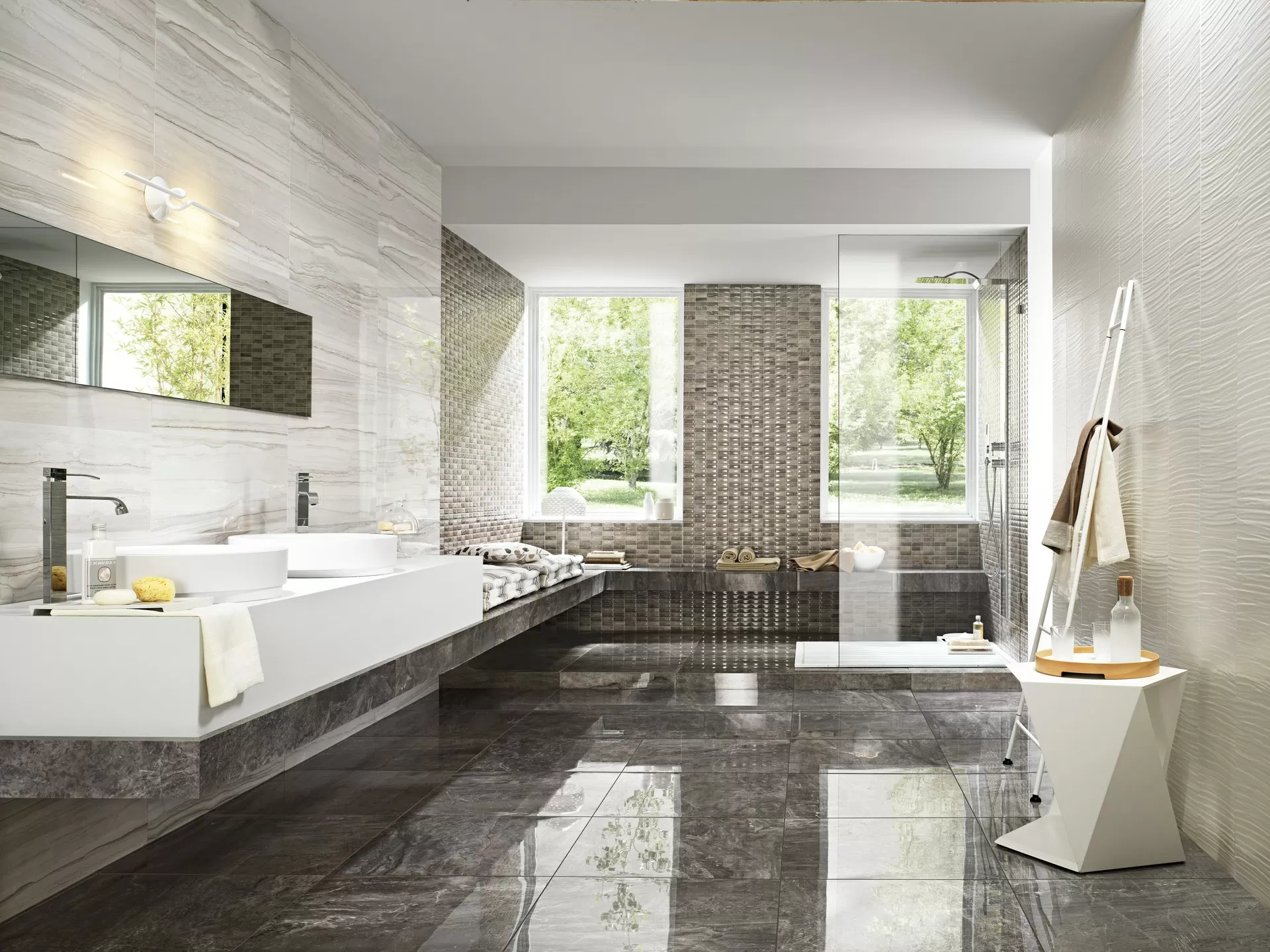 Мозаика MM1030M Mosaico White 30 30x30