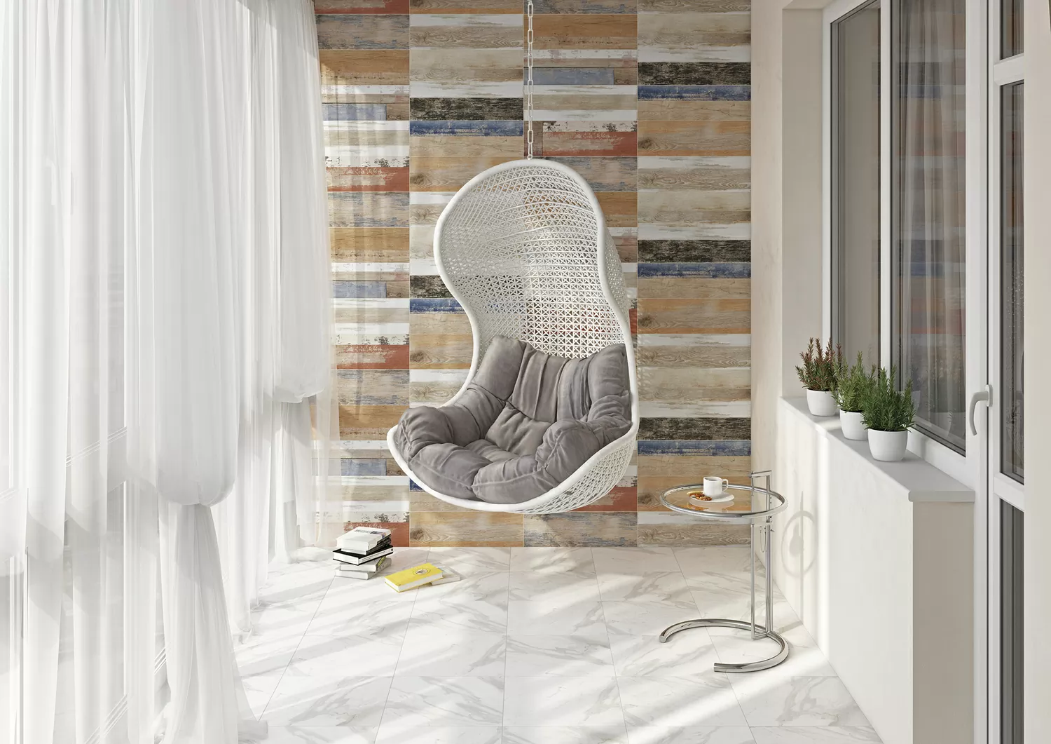 Керамогранит C-RS4R052D Royal Stone белый 42x42