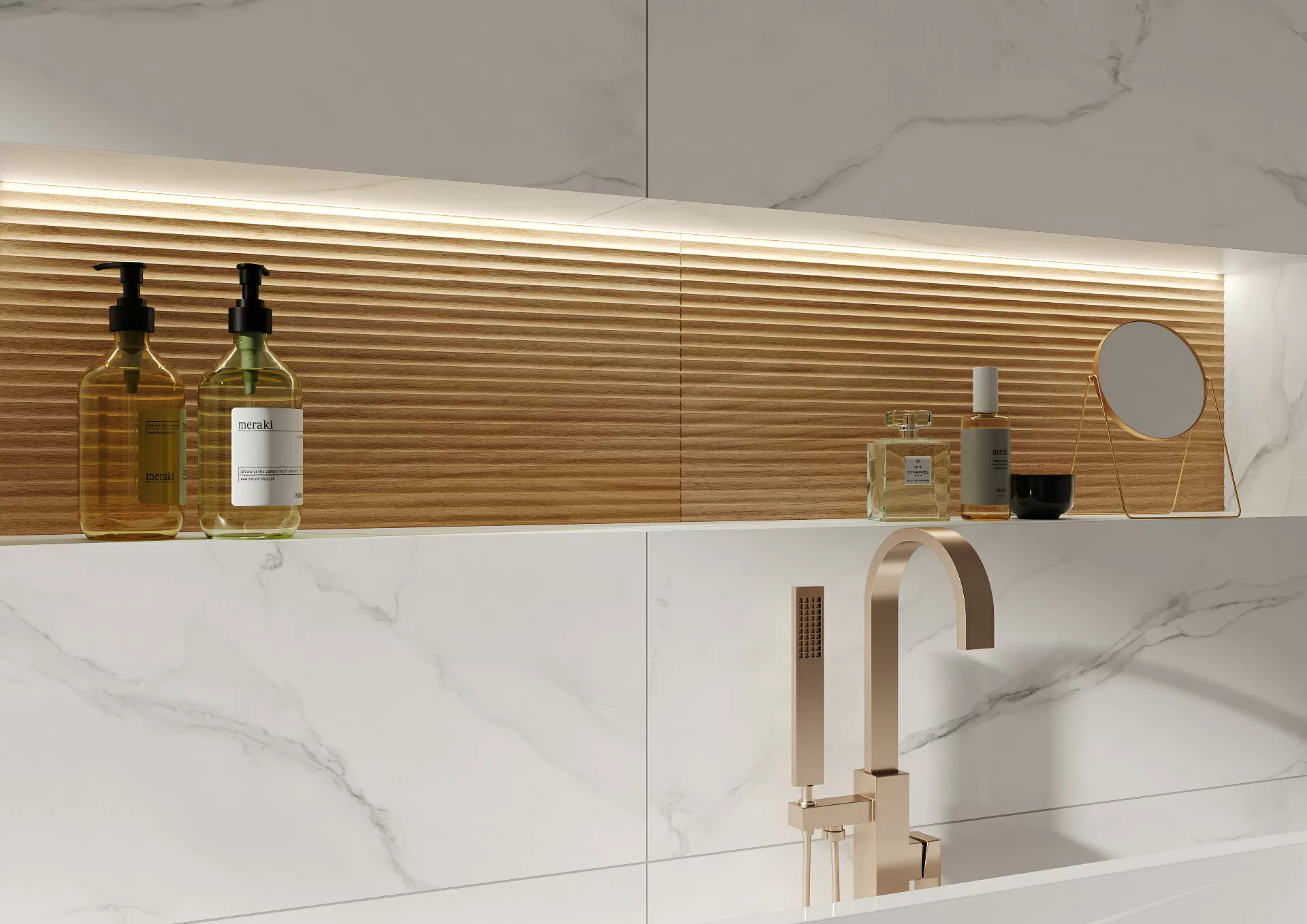Плитка Marble matt white 01 30х90