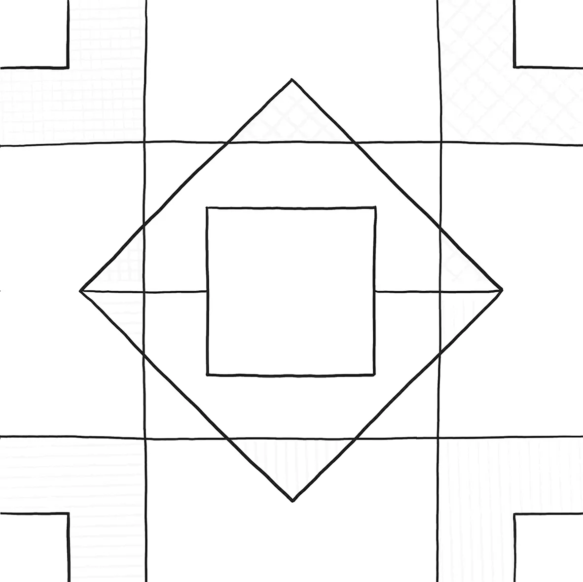 Керамогранит 6032-0432 Домино декор 1 30x30