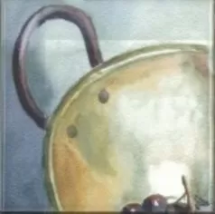 Плитка Monocolor Composicion Acuarela Uvas 20х40