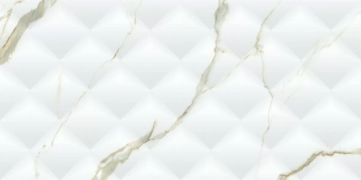 Плитка LE63063B-F50 Bianco Carrara Classico Monticulo Rectificado 30х60