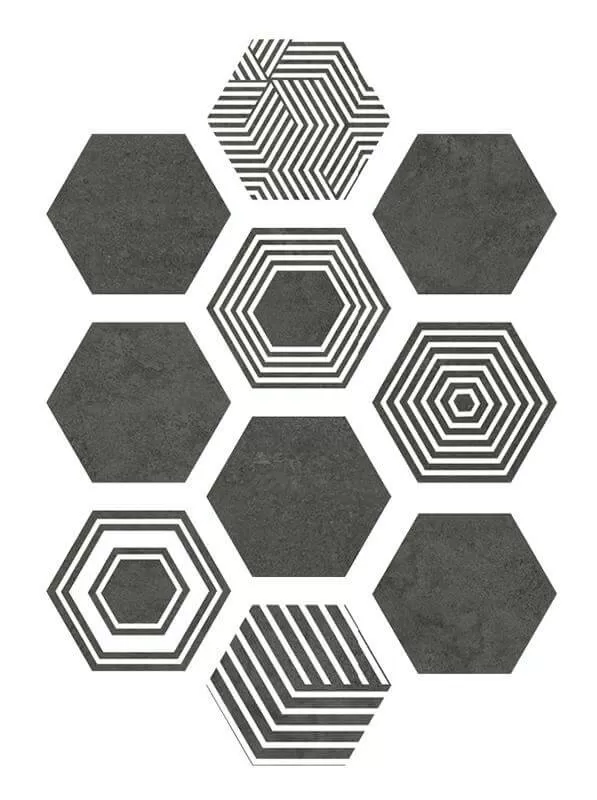 Керамогранит Pier17 Hexa Zinc 23,2x26,7