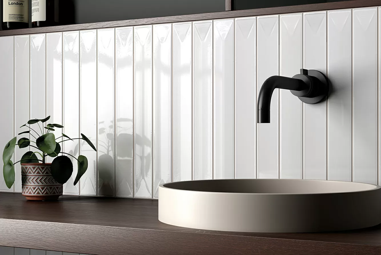 Плитка 31154 Vitral Axis Light Grey 5x40