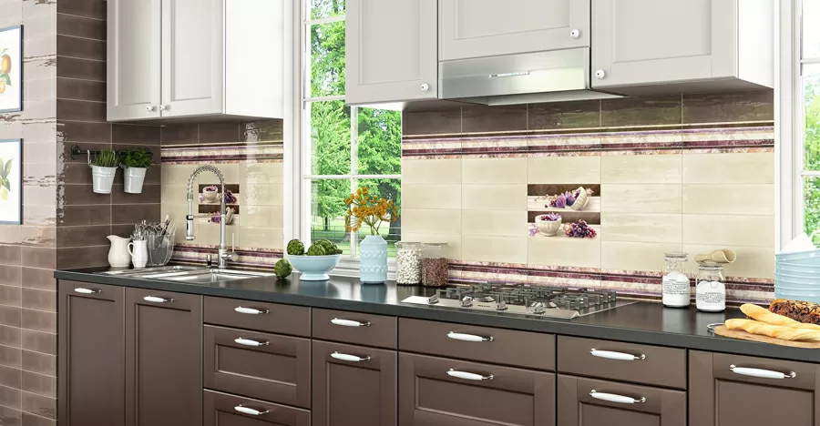 Плитка ABS1199 Frambuesa Milano Brillo 10x30
