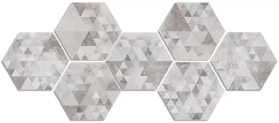 Керамогранит Laverton Hexagono Benenden Sombra Mix 23x26.6