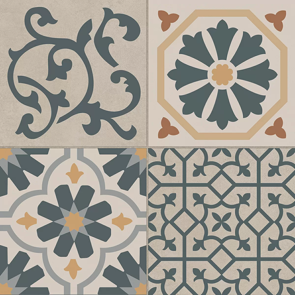 Керамогранит JA02 Jam Blue Неполированный 40,5x40,5х8