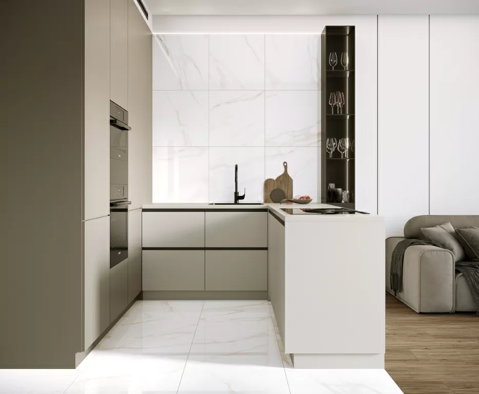 Керамогранит Calacatta Regal Gold Белый Полированный 60х120