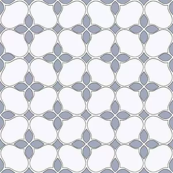 Керамогранит 730182 Palmer Белый 45x45