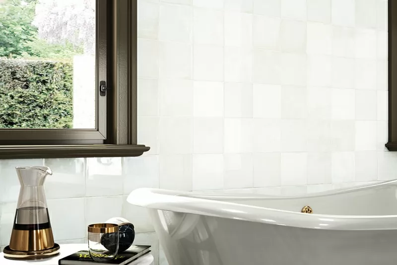 Плитка NEW GARDEN Moldura White 5x15