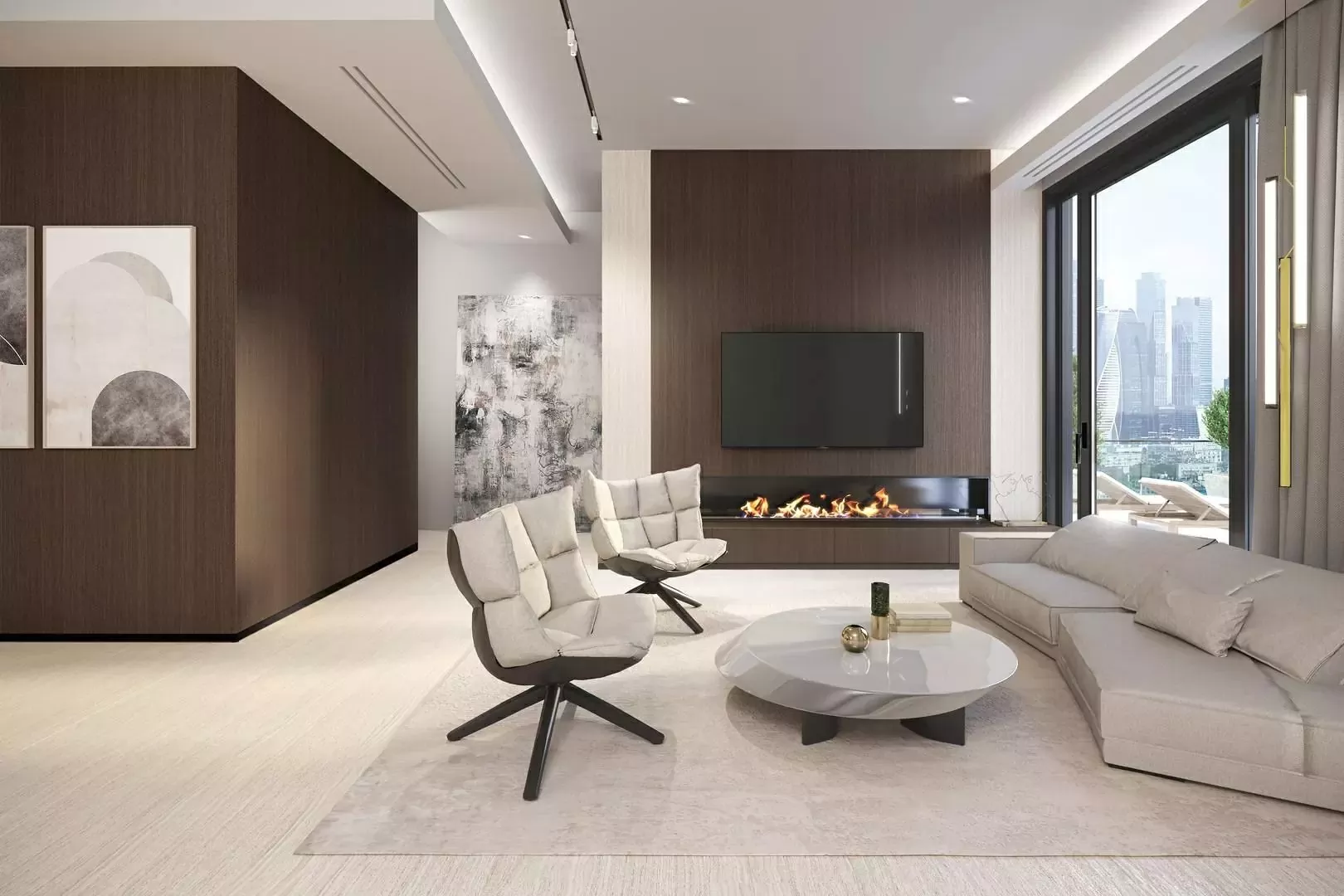 Керамогранит SG071400R6 Walnut Marrone 119.5x320х6