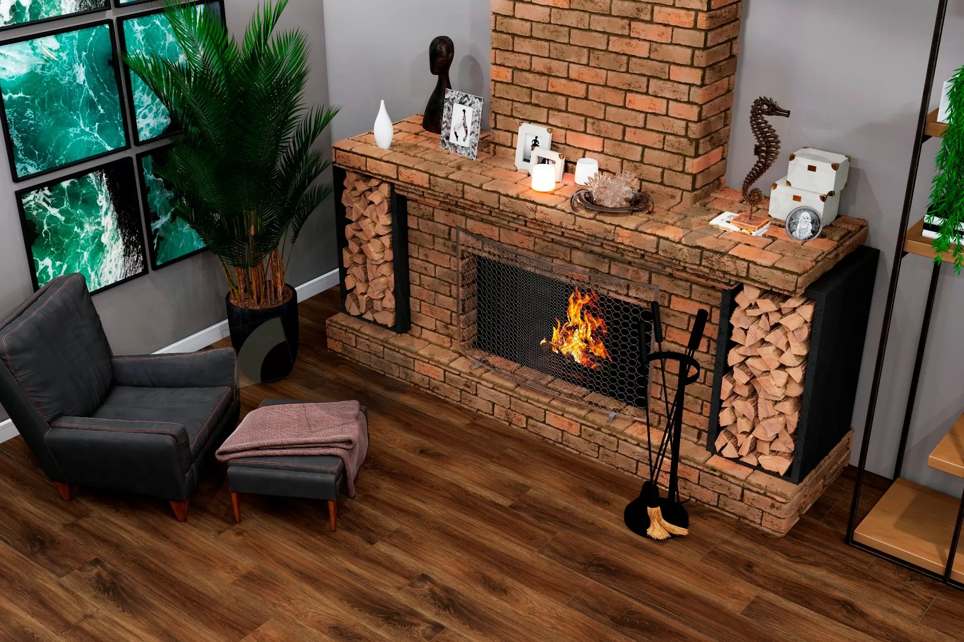 Керамогранит GRS11-11S Ajanta Amaranth 120x20