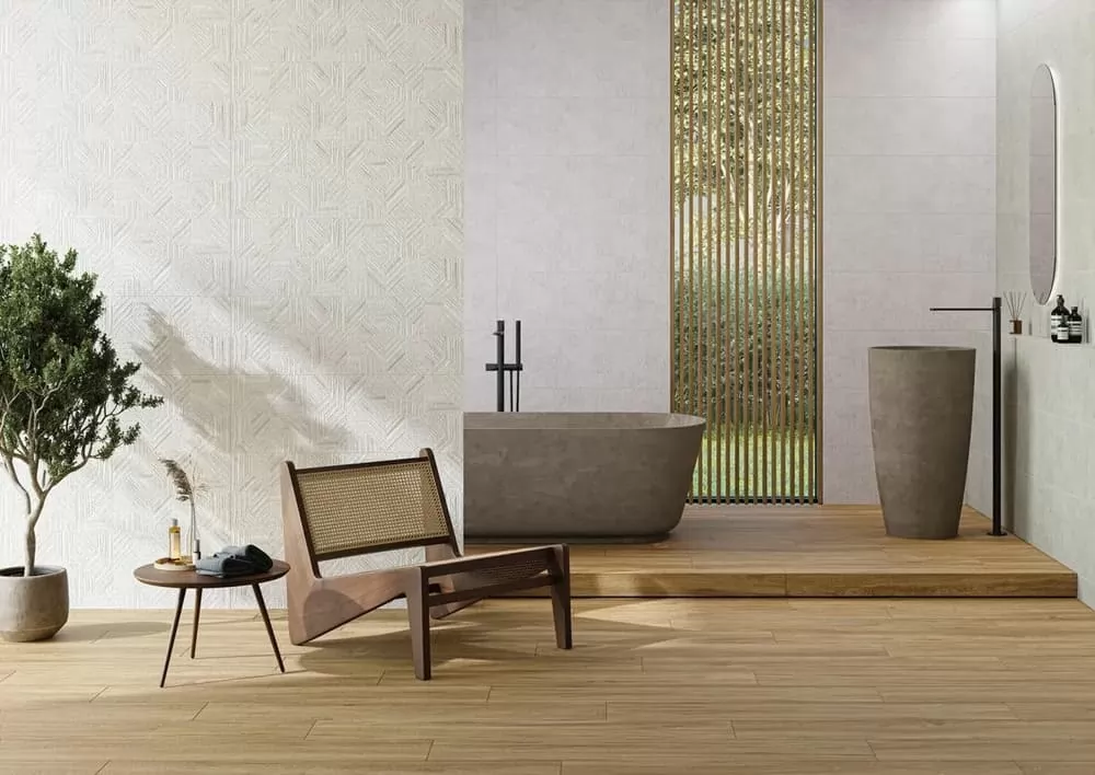 Плитка R0002310 Botanical Concept Lino Rect. 30x90
