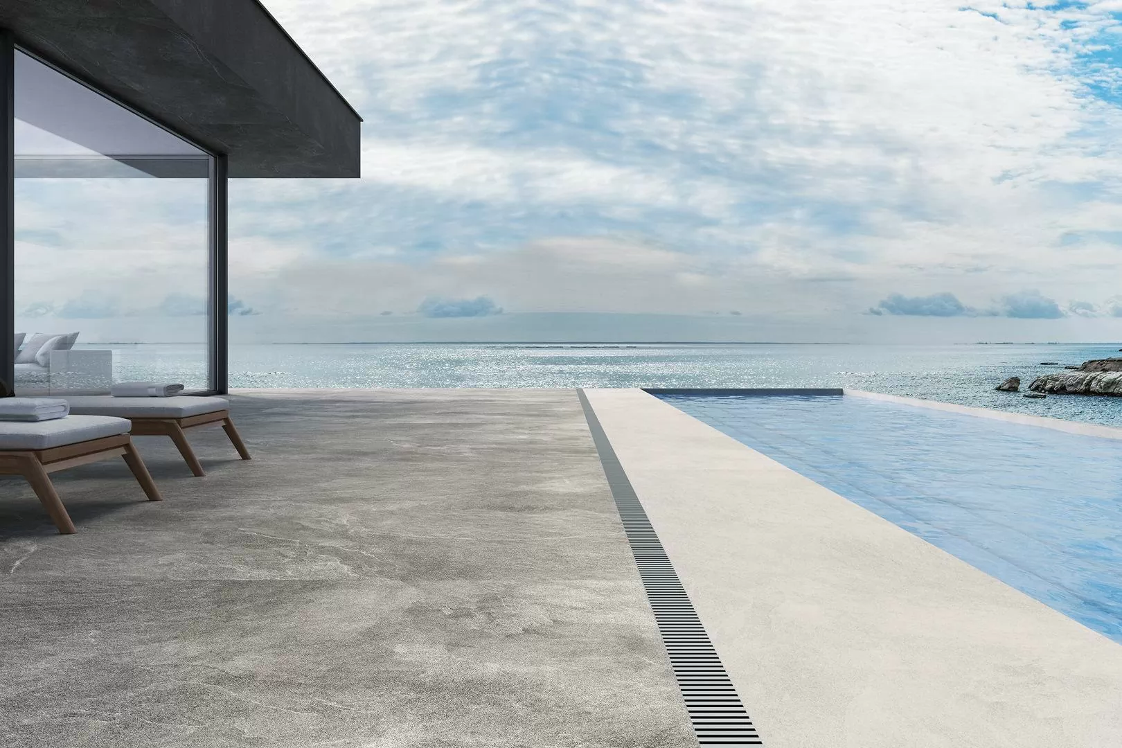 Керамогранит SG070800R6 Slate Antracite 119.5x320х6