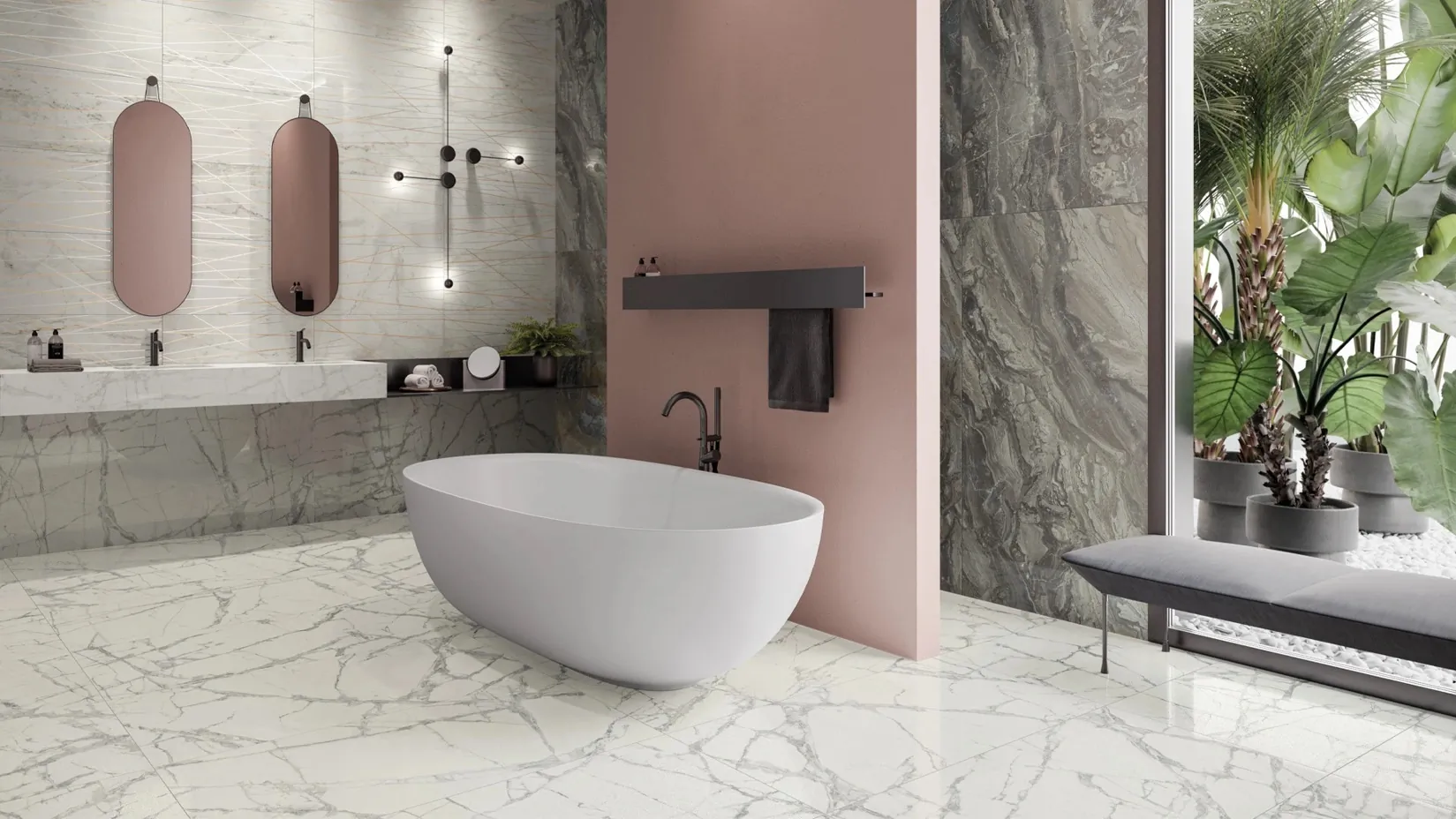 Керамогранит 600180000005 Charme Deluxe Арабескато Уайт Люкс Рет 120x278