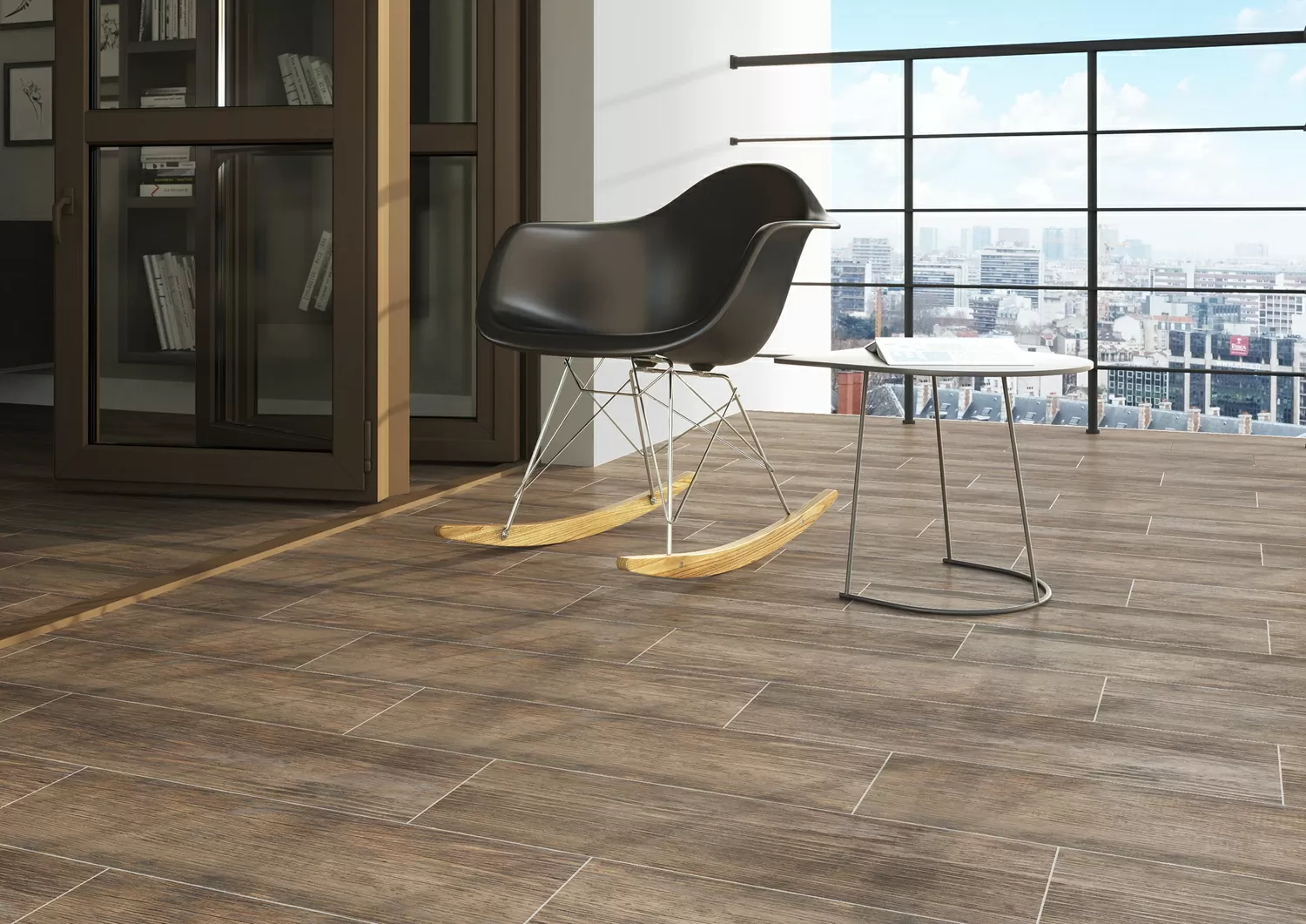 Керамогранит C-FF4M052D Finwood белый 18.5x59.8