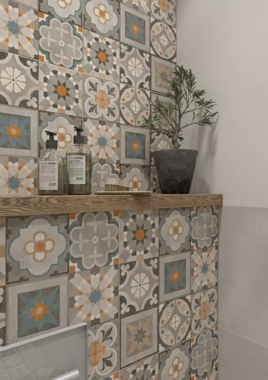 Керамогранит C-LO4R452D Loft многоцветный 42х42