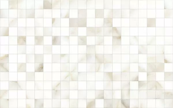 Плитка 10100001118 Calacatta Gold Белый Мозаика 40x25