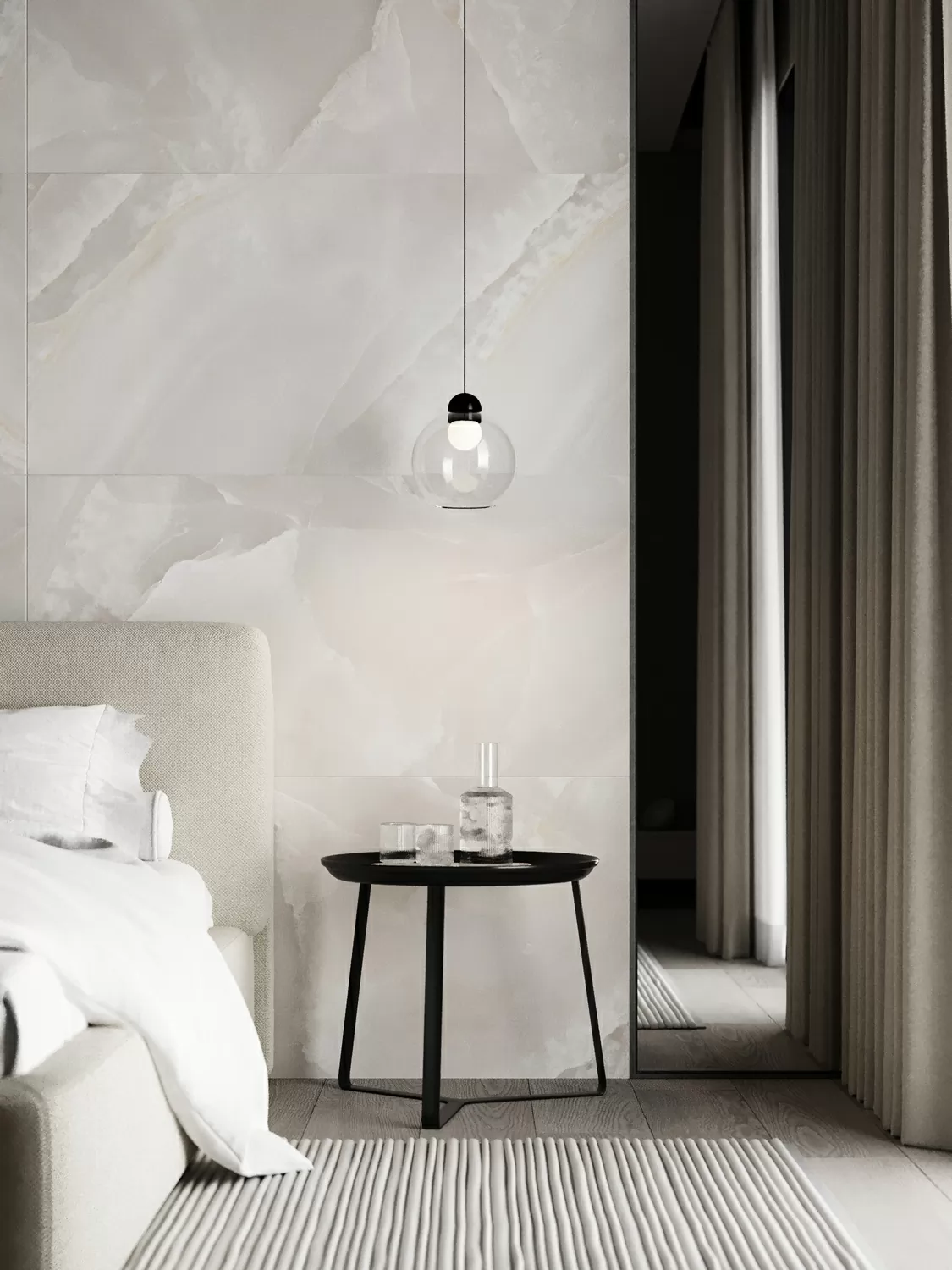 Керамогранит 17421 Onio полированный серый ректификат 60x120