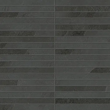 Мозаика 610110001035 Ardesia Black Mosaico Strip 30x30