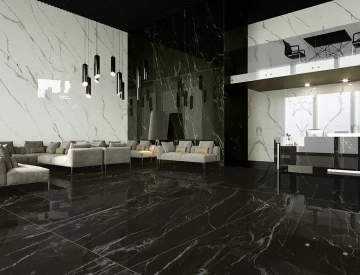 Керамогранит 87089 NERO BELVEDERE LAPP/RETT 80X160