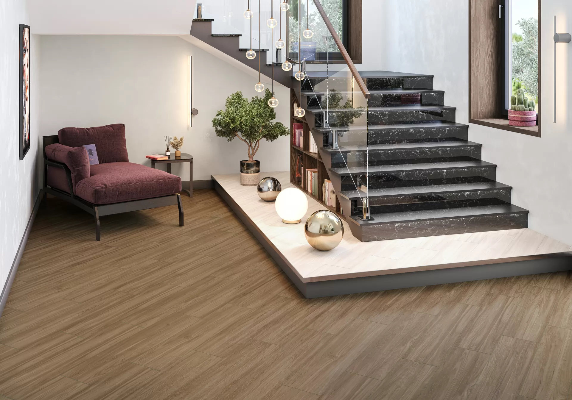 Керамогранит GP2090DEN11R Wooden Beige матовый 200x900