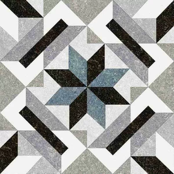 Керамогранит 737479 Chantilly Cemento Deco Серый 45x45