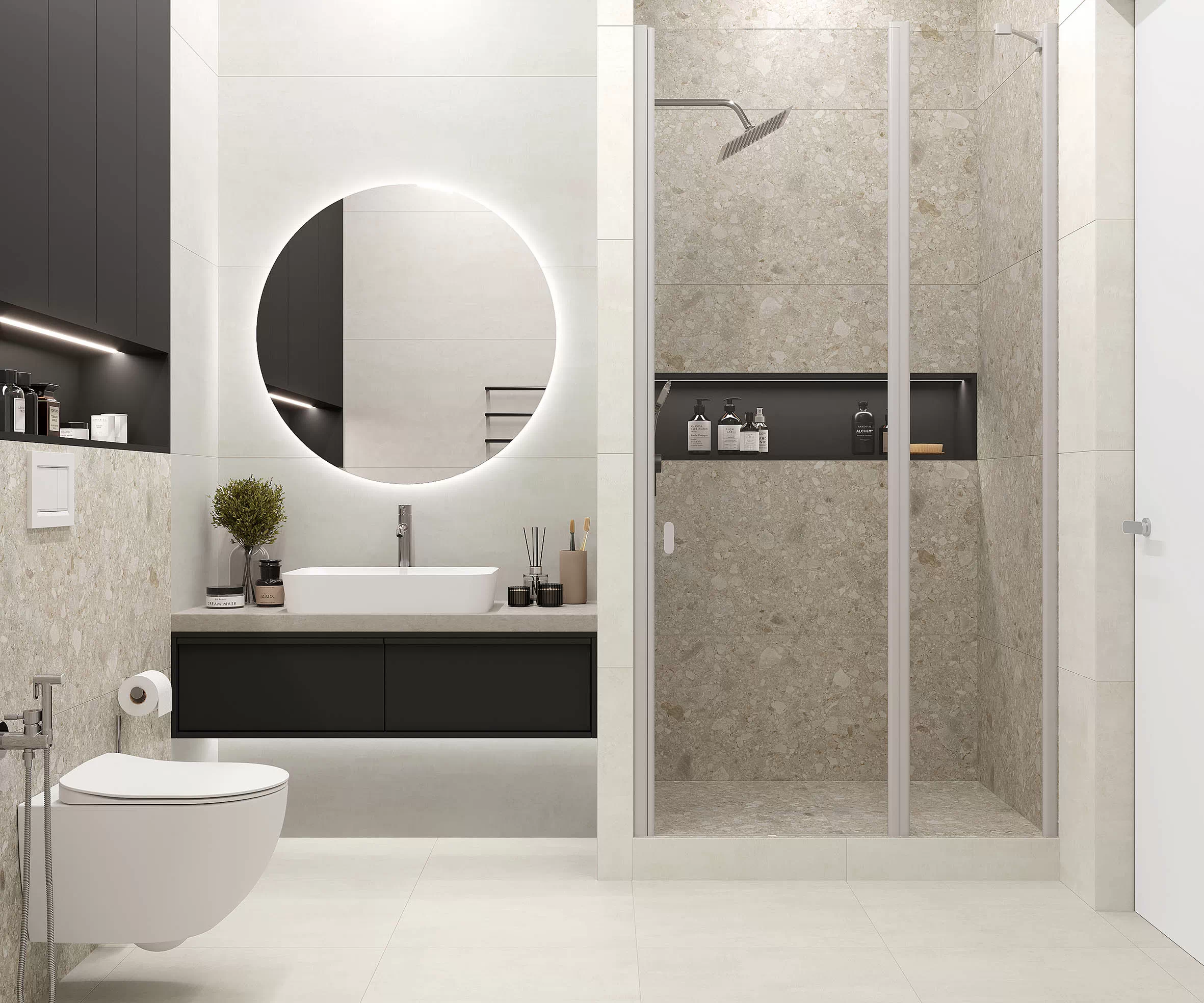 Керамогранит K952677LPR01LPER Flagman светло-серый лаппатированный 59,7х119,7