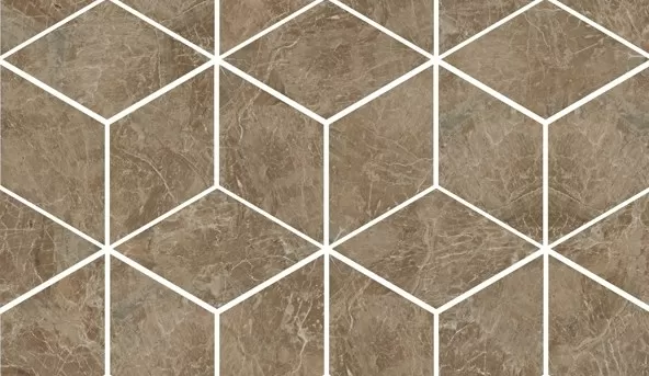 Керамогранит 240837 MOSAICS T3-3D MARRONE 17x29,1