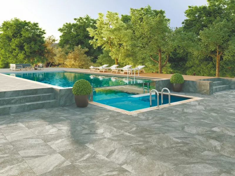 Керамогранит K-177/SR Montana White 600x600x9