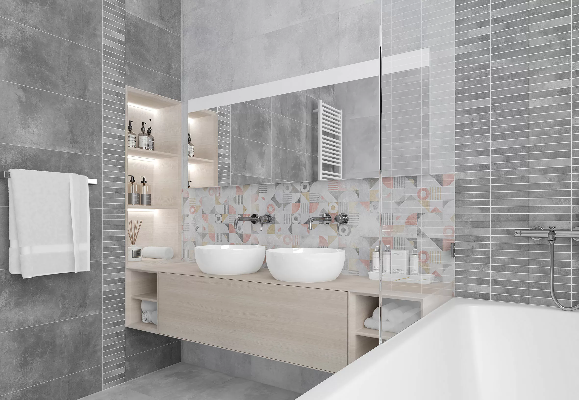 Керамогранит Etnis светло-серый 50х50