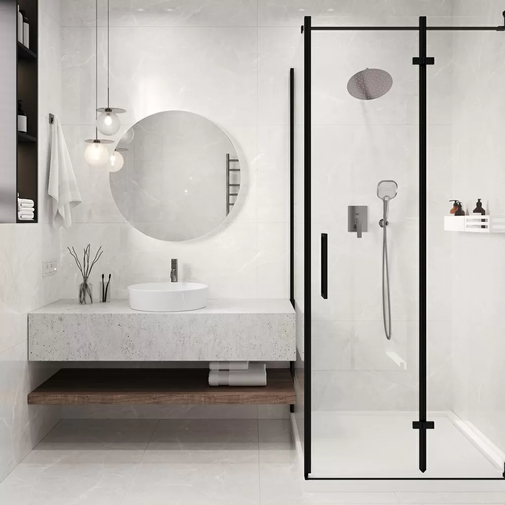 Керамогранит Stone Cool White Белый Полированный 60х60