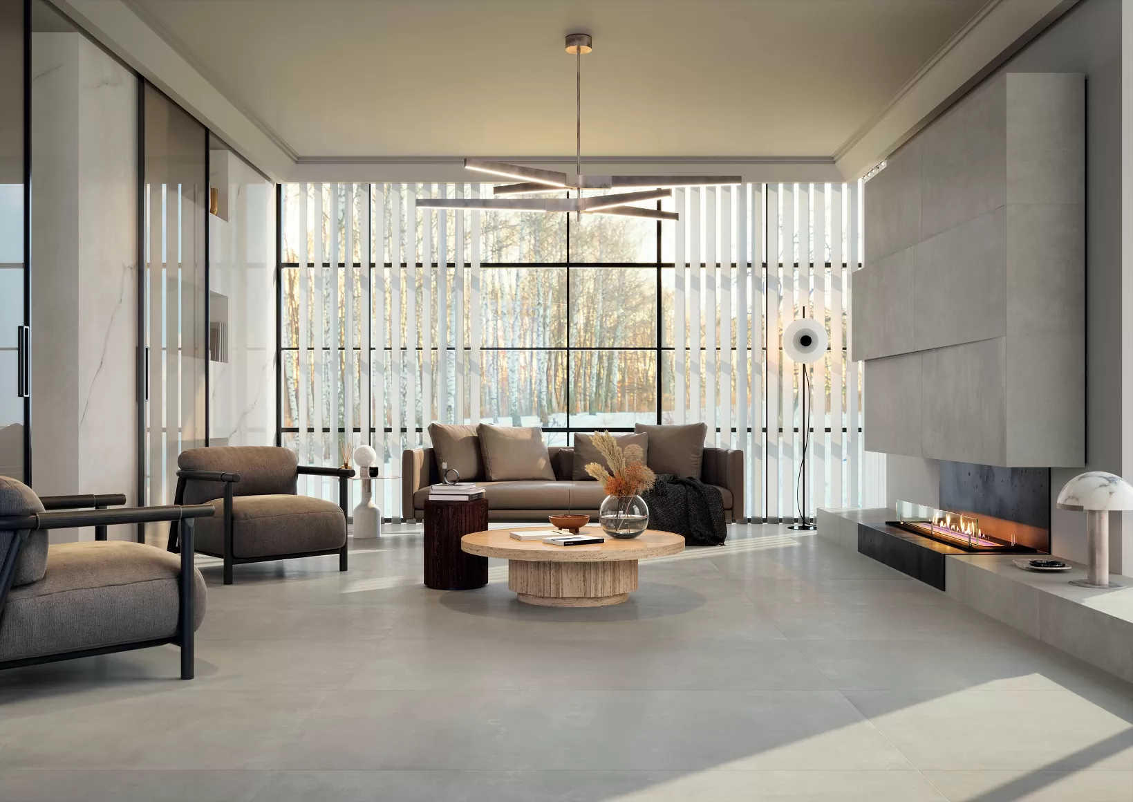 Керамогранит 610010002658 Rinascente Grey LASTRA 20mm R11 60x60