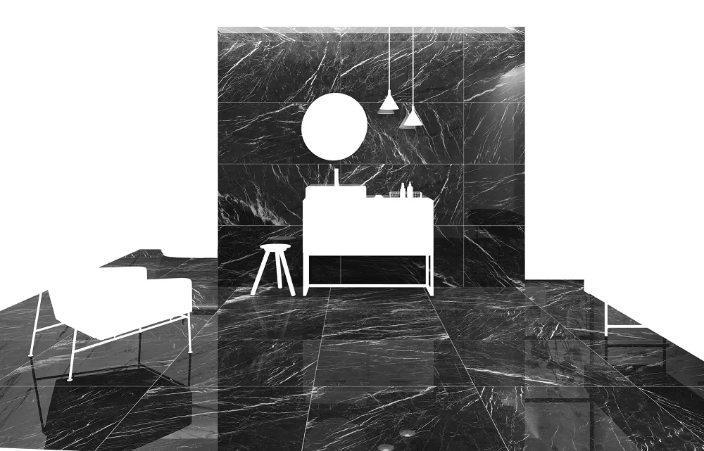 Керамогранит 23461 MUSEUM MARQUINA-BLACK/60X120/EP 60x120