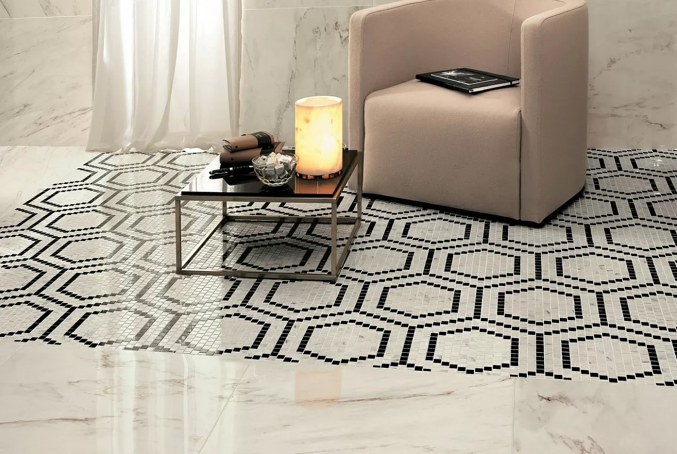 Керамогранит D035 (ADUV) Marvel Noir St.Laurent 30x60 Lapp.