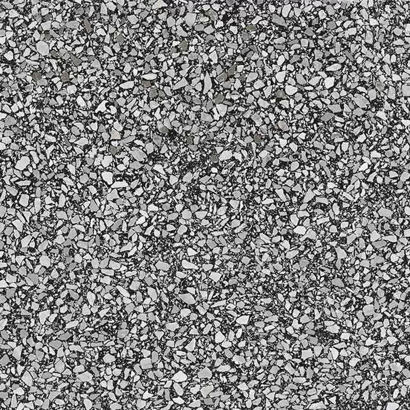 Керамогранит Terrazzo Black Naturale R10 75.5x75.5