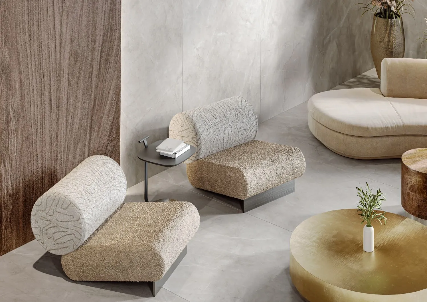 Керамогранит DD013100R Лавика серый светлый обрезной 119,5x119,5x1,1