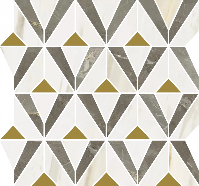 Мозаика 600110000976 Stellaris Grey Mosaico Orpheus Lux 33.8x31.5