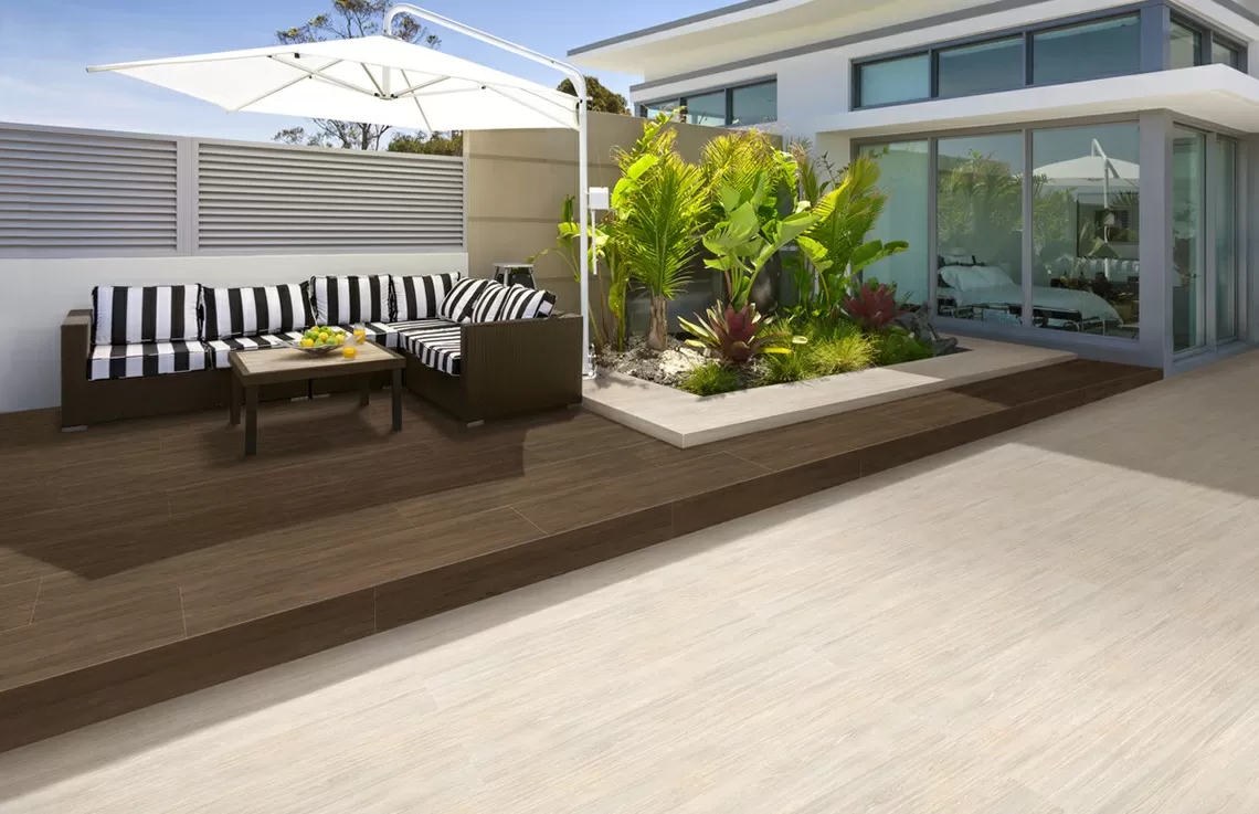 Керамогранит Skirting Granite WOOD CLASSIC Soft Dark Beige / Плинтус Granite Wood Classic Soft Бежевый LMR 120х6