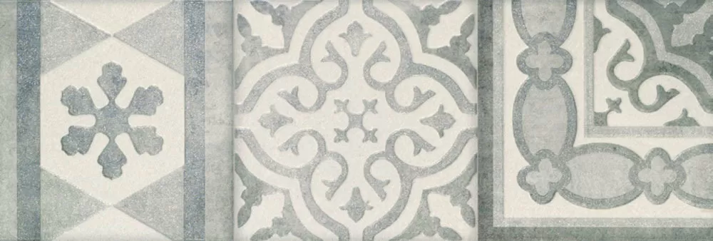 Плитка Ros. 9512 COMPOSICION RETRO II GRIS 30x90