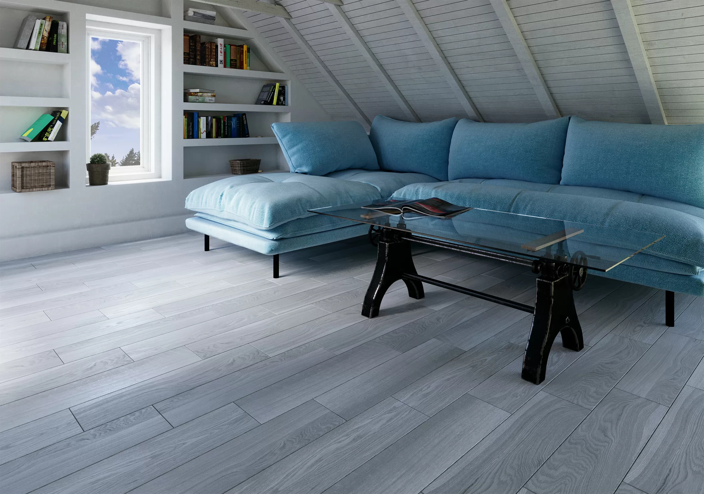 Керамогранит Celtic серый 15х60