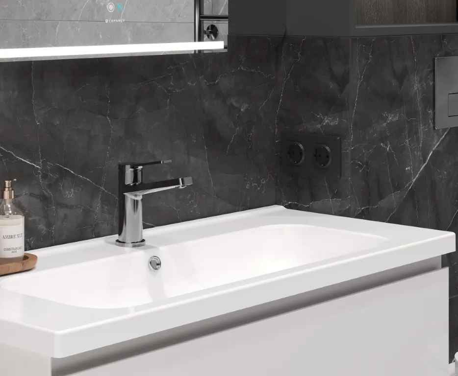 Керамогранит LP6012G0011R Timeless Pearl светло-серый матовый карвинг 59,5х119,1