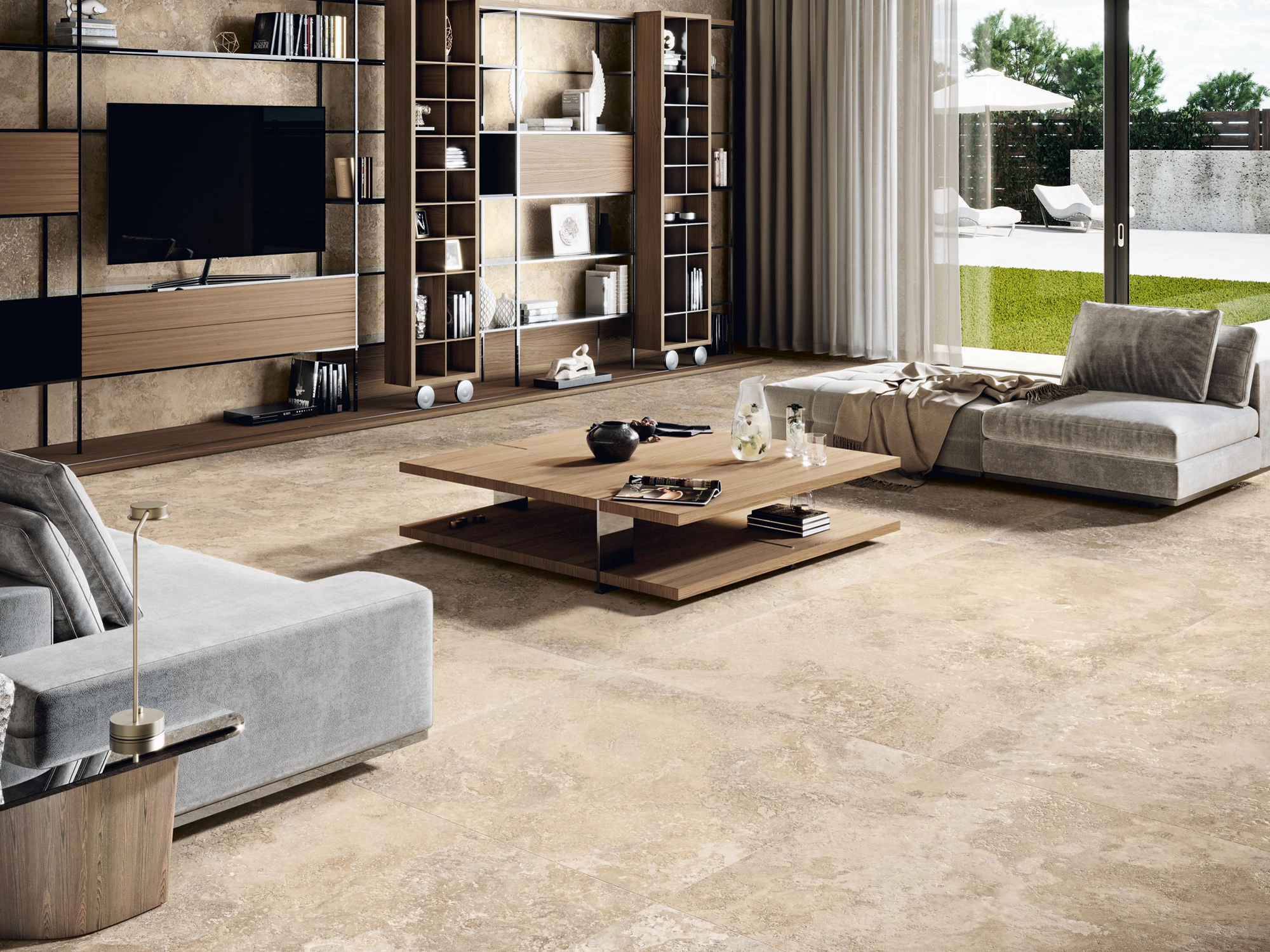 Керамогранит Rapolano 1867 Grey Rect 100x100