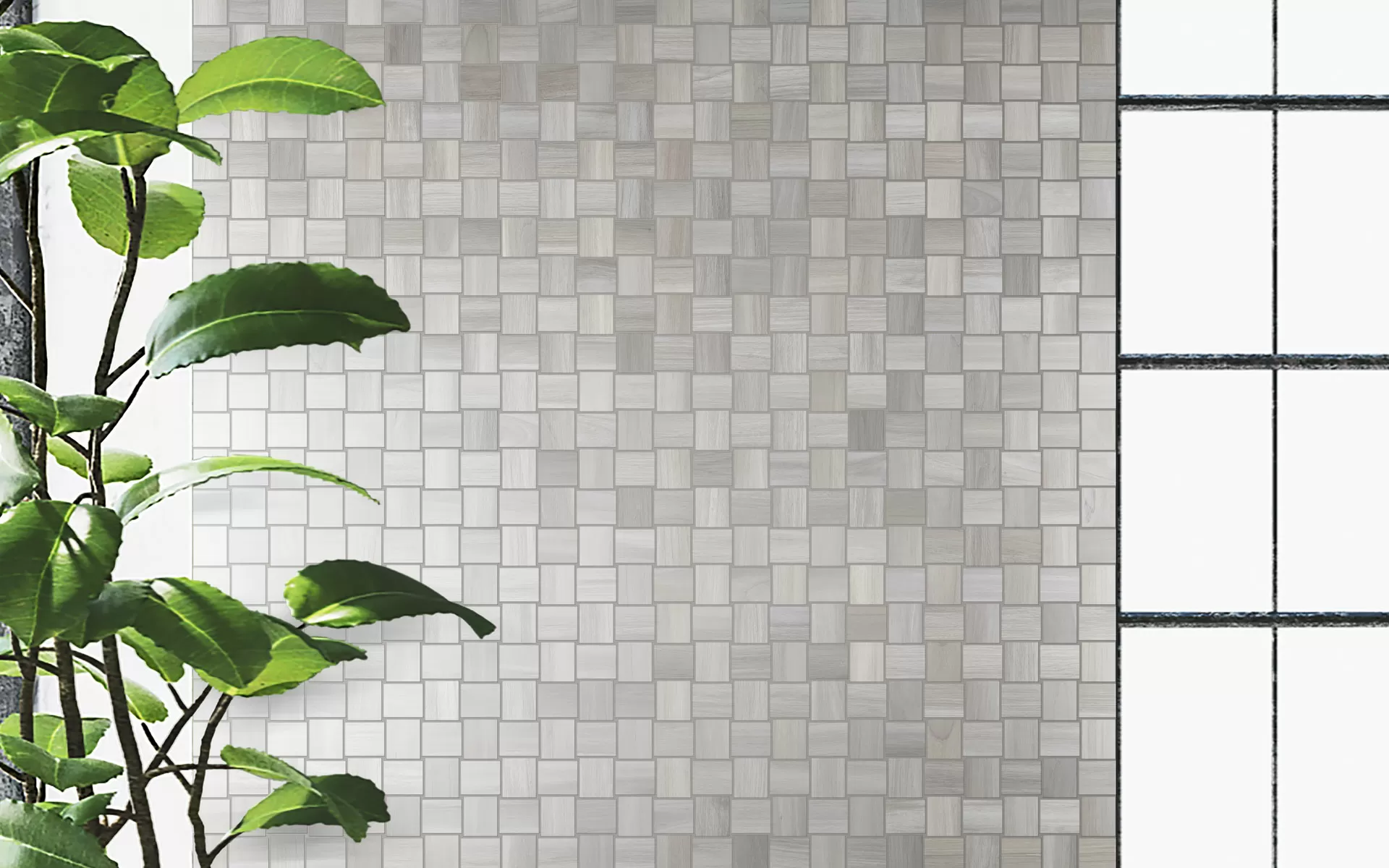 Мозаика 60007221 OPUS MOSAICO INTRECCIO CENERE 30х30