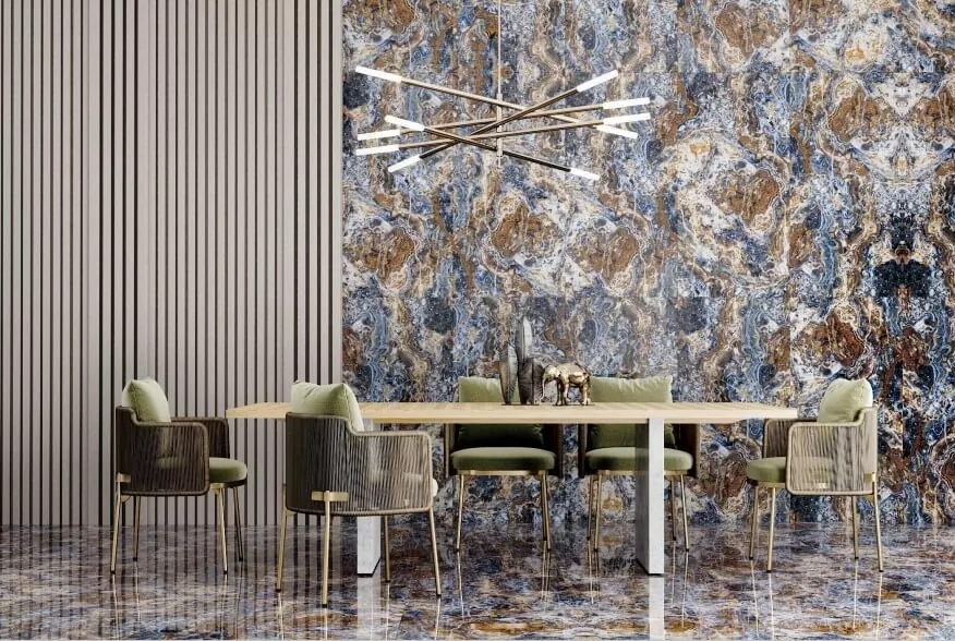 Керамогранит Eco Marble Oklay Gold 60x60