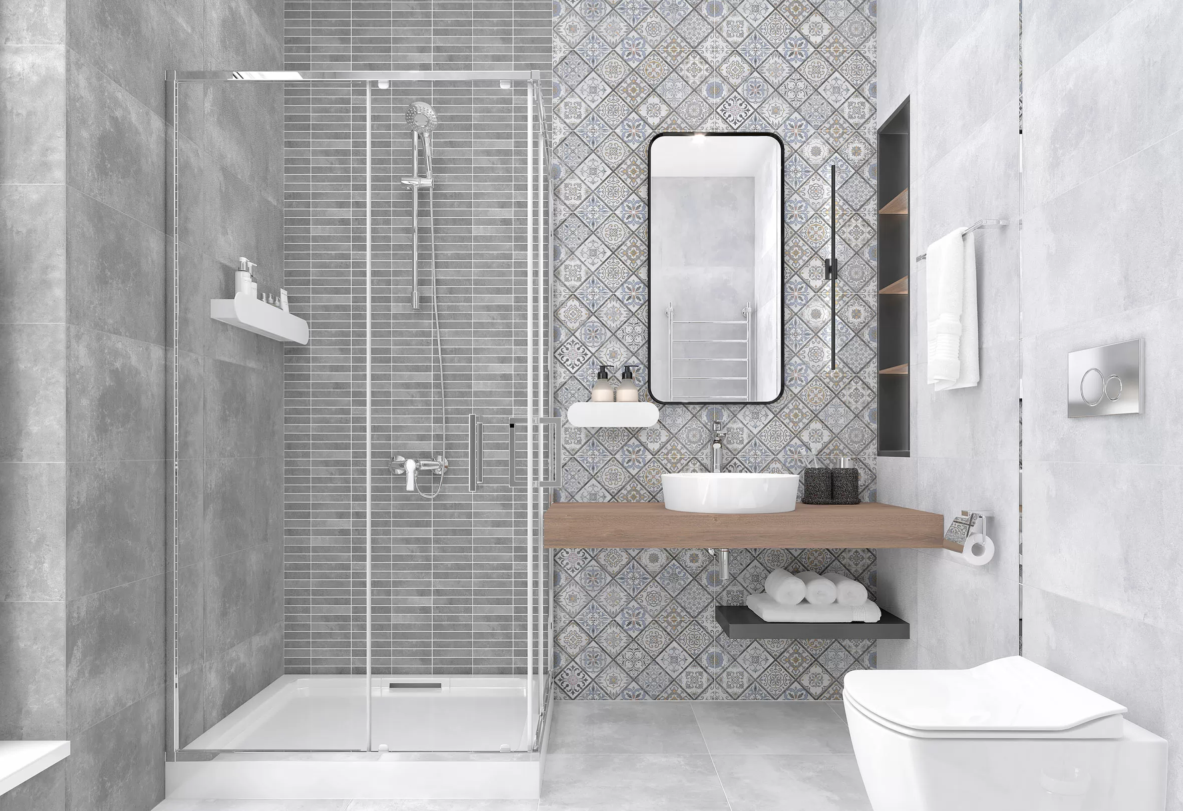 Керамогранит Etnis светло-серый 50х50