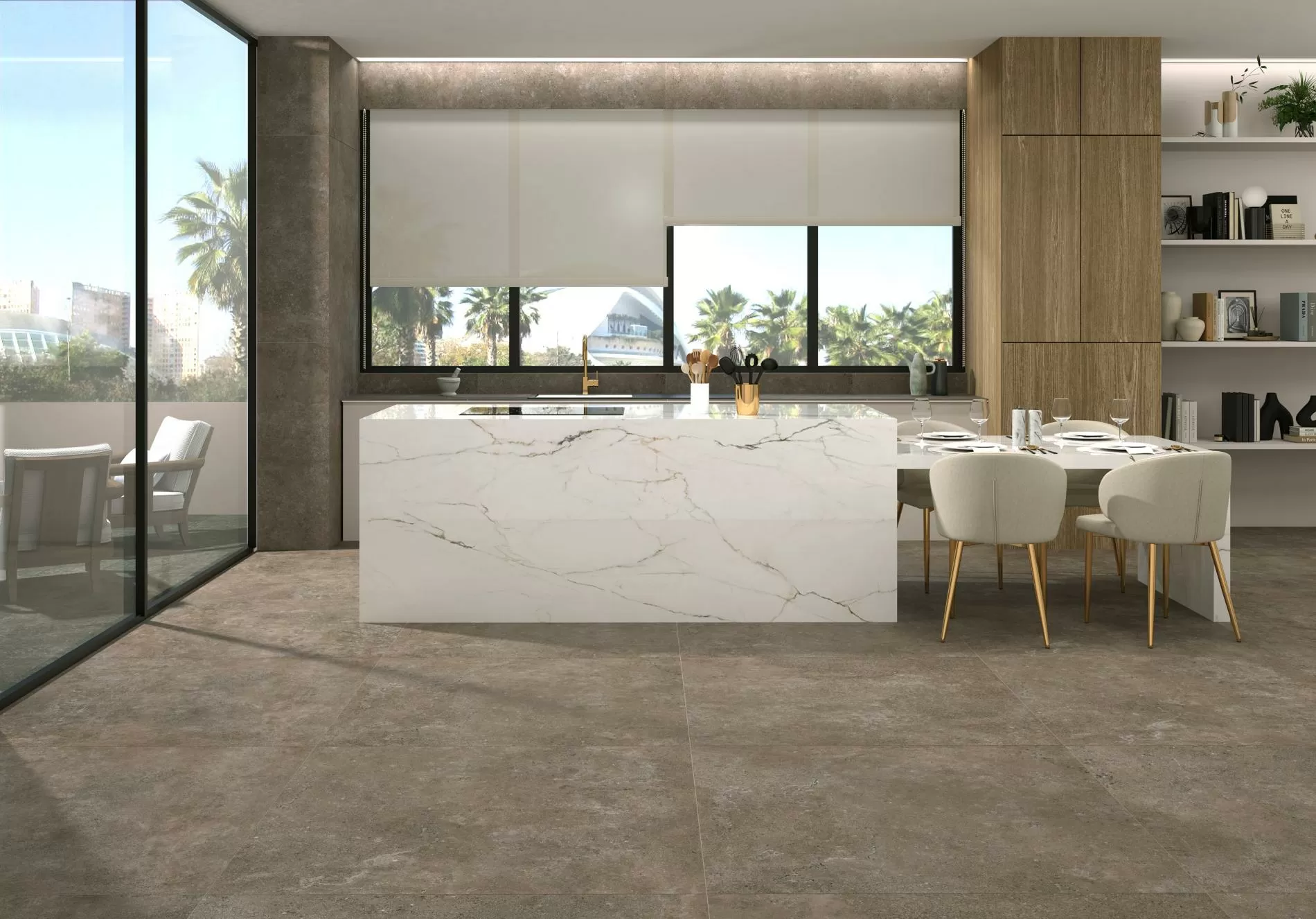 Плитка Torano Mate Relief Rec. 33.3x100
