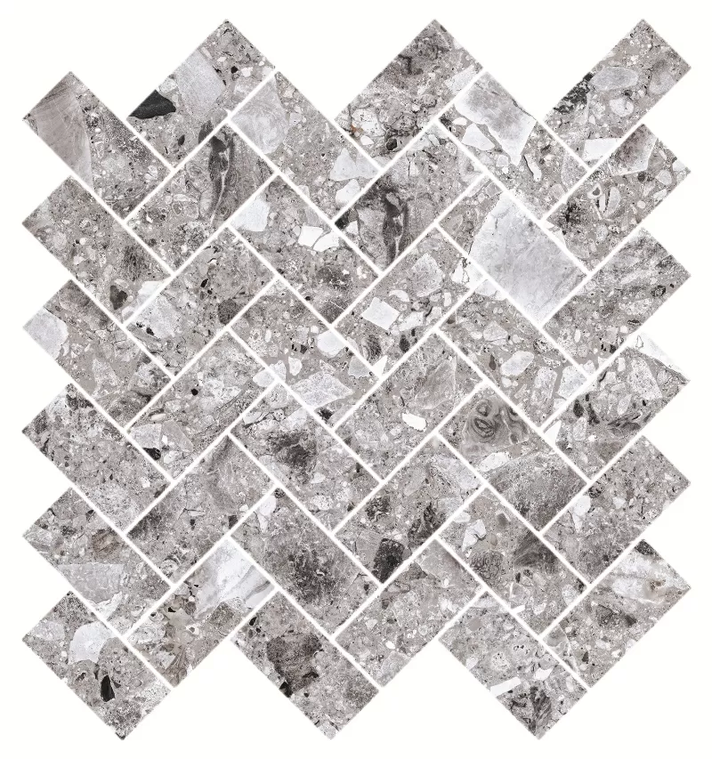 Мозаика K-331/MR/m06 Terrazzo Light Grey 28.2x30.3