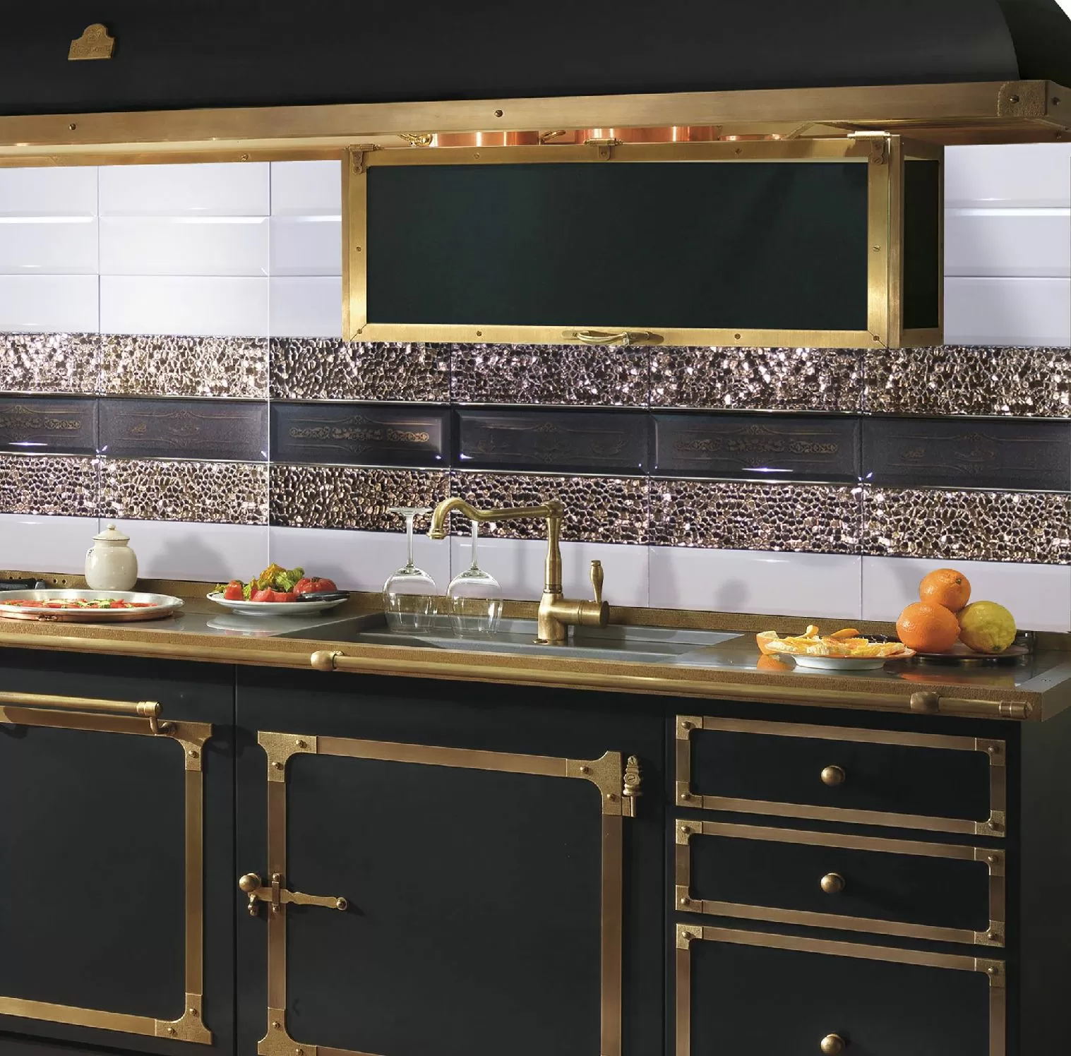 Плитка Decor Glass Silver 10X30